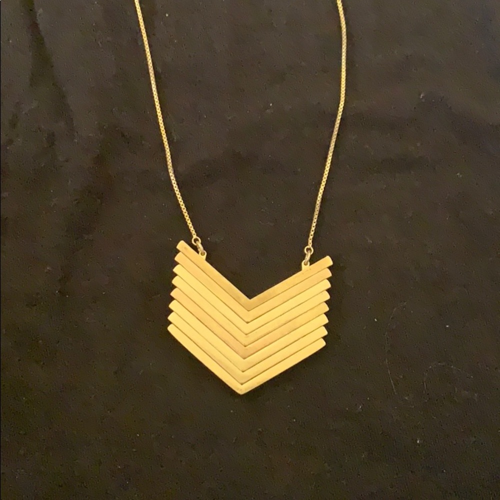Madewell Arrowstack necklace